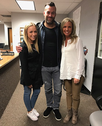 Katie, Brittany and former NHL star Todd Bertuzzi